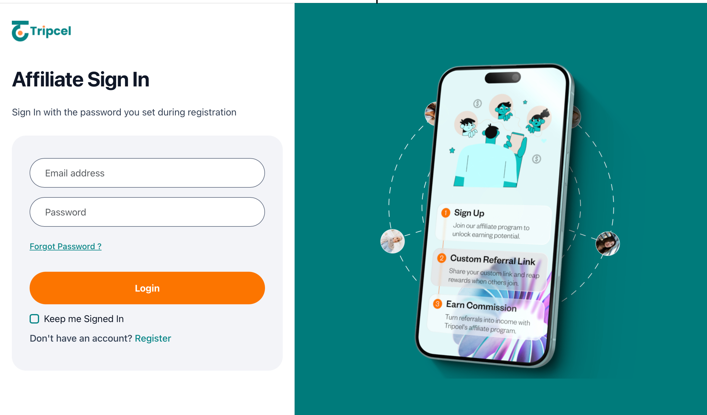 tripcel affiliate