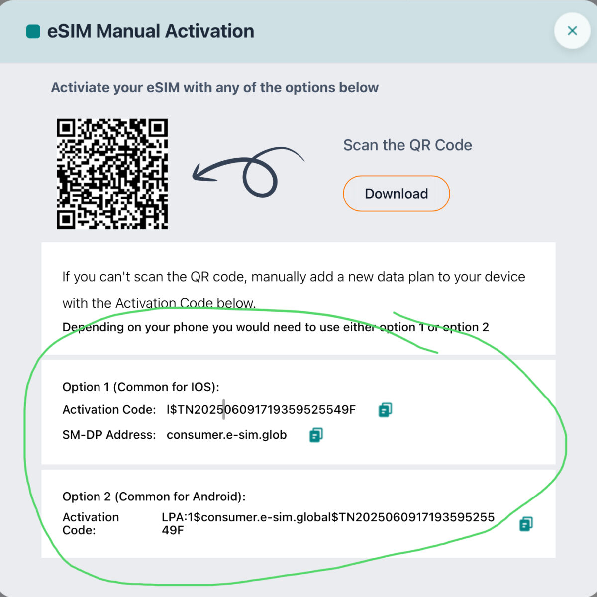 tripcel-esim-install-simple-step